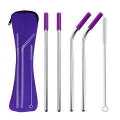 Stainless Steel Straw Set for Healthy Sipping