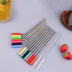 Stainless Steel Straw Set for Healthy Sipping