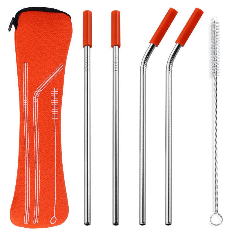 Stainless Steel Straw Set for Healthy Sipping