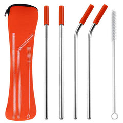 Stainless Steel Straw Set for Healthy Sipping