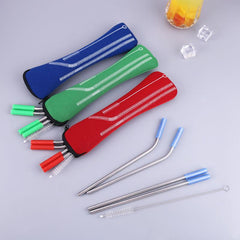 Stainless Steel Straw Set for Healthy Sipping