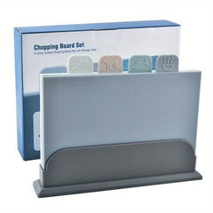 4pcs Wheat Straw Chopping Board Set