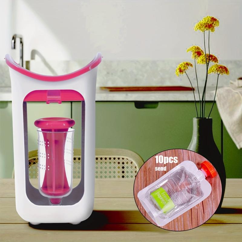 Children Puree Squeezer Squeeze Station Pouch Filling Station