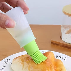 Silicone Bottle Brush With Cap High Temperature Resistant