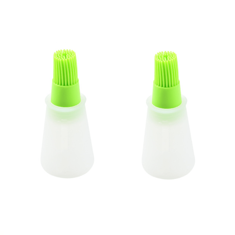 Silicone Bottle Brush With Cap High Temperature Resistant