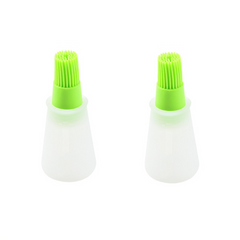 Silicone Bottle Brush With Cap High Temperature Resistant