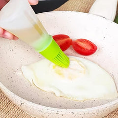 Silicone Bottle Brush With Cap High Temperature Resistant
