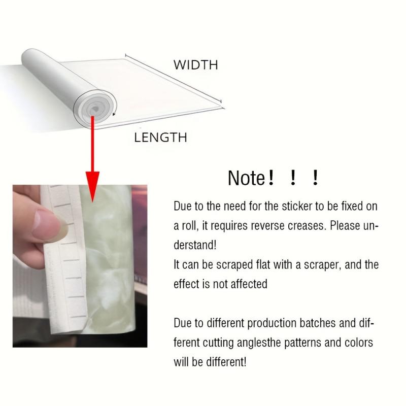 Waterproof Marble Wallpaper Self-adhesive Sticker