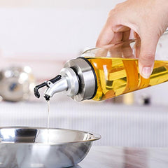 Olive And Vinegar Glass Dispenser Control Switch Lid