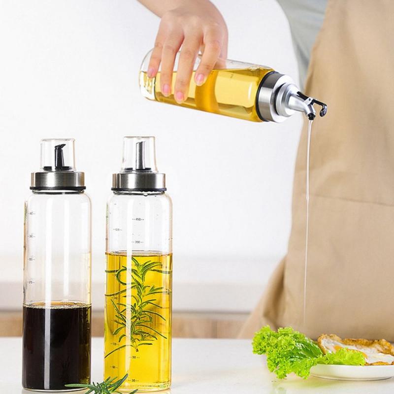 Olive And Vinegar Glass Dispenser Control Switch Lid