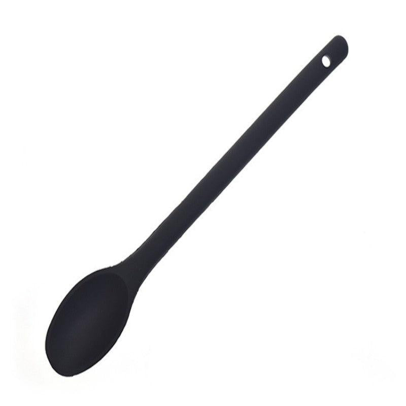 Heat Resistant Silicone Mixing Spoon with Long Handle for Easy Stirring