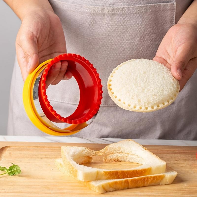 Stainless Steel Sandwich Cutter and Sealer for DIY Jelly Sandwiches
