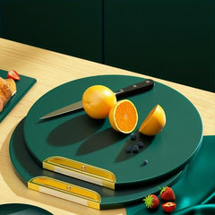 Emerald Round Cutting Board for Kitchen Essentials