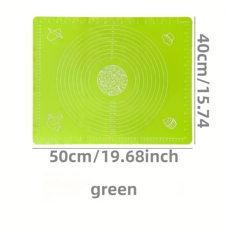 1pc Silicone Pastry Mat Non Stick Baking Mat Counter Mat Pastry Board