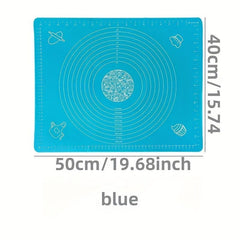 1pc Silicone Pastry Mat Non Stick Baking Mat Counter Mat Pastry Board