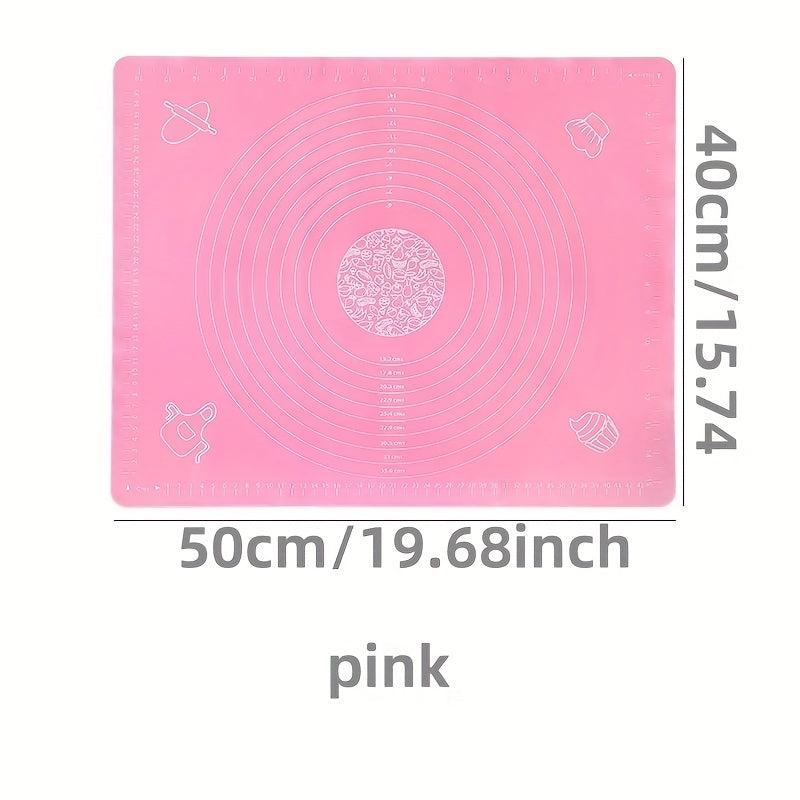 1pc Silicone Pastry Mat Non Stick Baking Mat Counter Mat Pastry Board