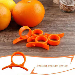 6-Piece Orange Peeler Set Kitchen Gadget for Peeling Fruits & Veggies