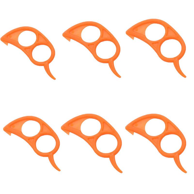 6-Piece Orange Peeler Set Kitchen Gadget for Peeling Fruits & Veggies