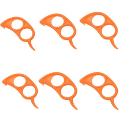 6-Piece Orange Peeler Set Kitchen Gadget for Peeling Fruits & Veggies