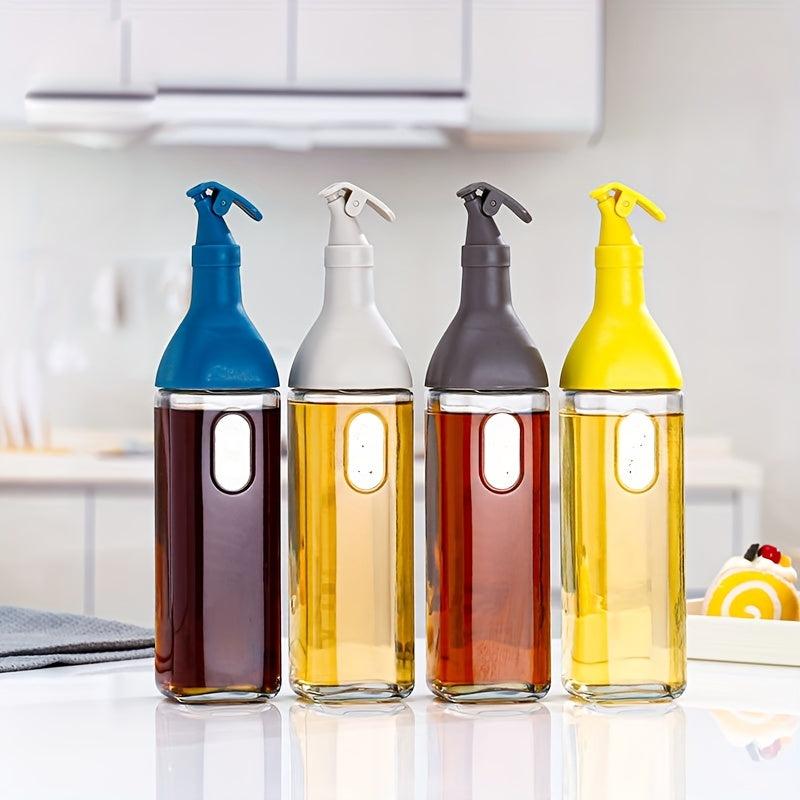 Leak Proof Glass Dispenser Bottle for Kitchen Storage