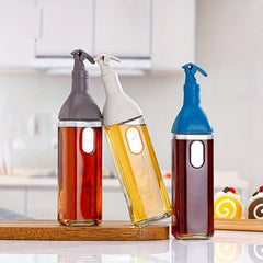Leak Proof Glass Dispenser Bottle for Kitchen Storage