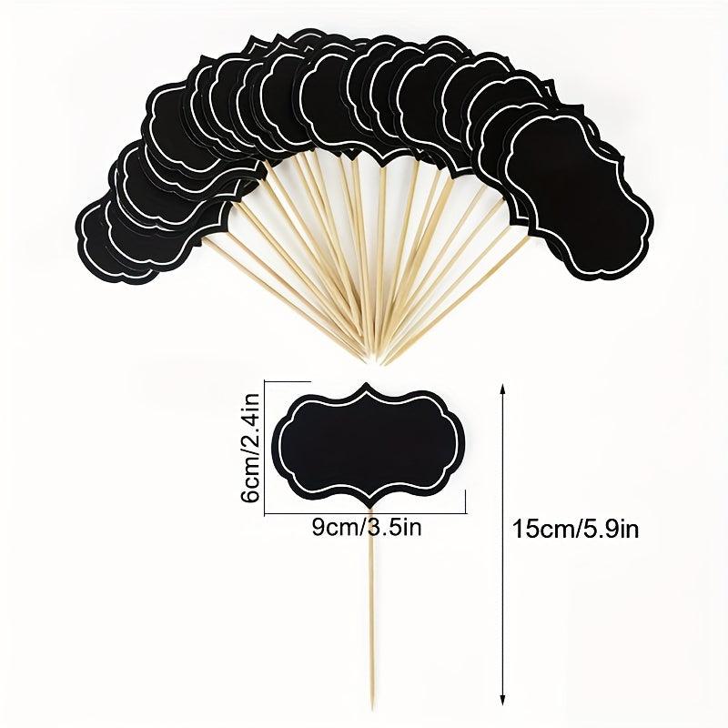 48pcs Cheese Markers for Charcuterie Board Blank Chalkboard Labels Wedding