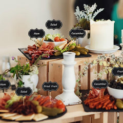 48pcs Cheese Markers for Charcuterie Board Blank Chalkboard Labels Wedding