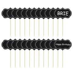 48pcs Cheese Markers for Charcuterie Board Blank Chalkboard Labels Wedding
