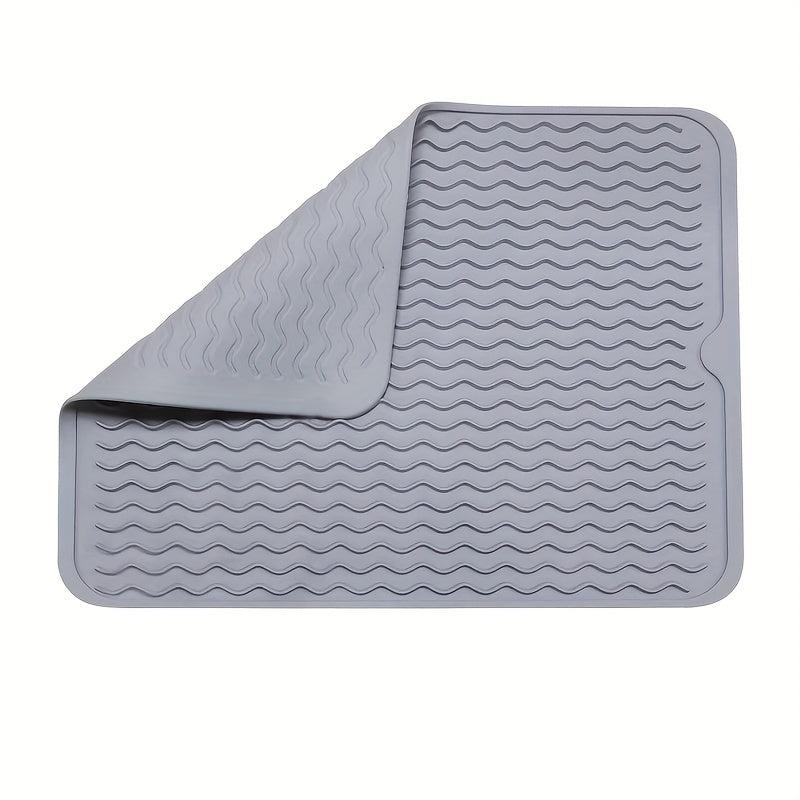 Silicone Dish Drying Mat 30x40cm Easy Clean & Heat Resistant
