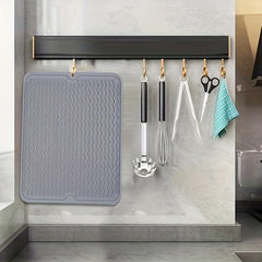Silicone Dish Drying Mat 30x40cm Easy Clean & Heat Resistant