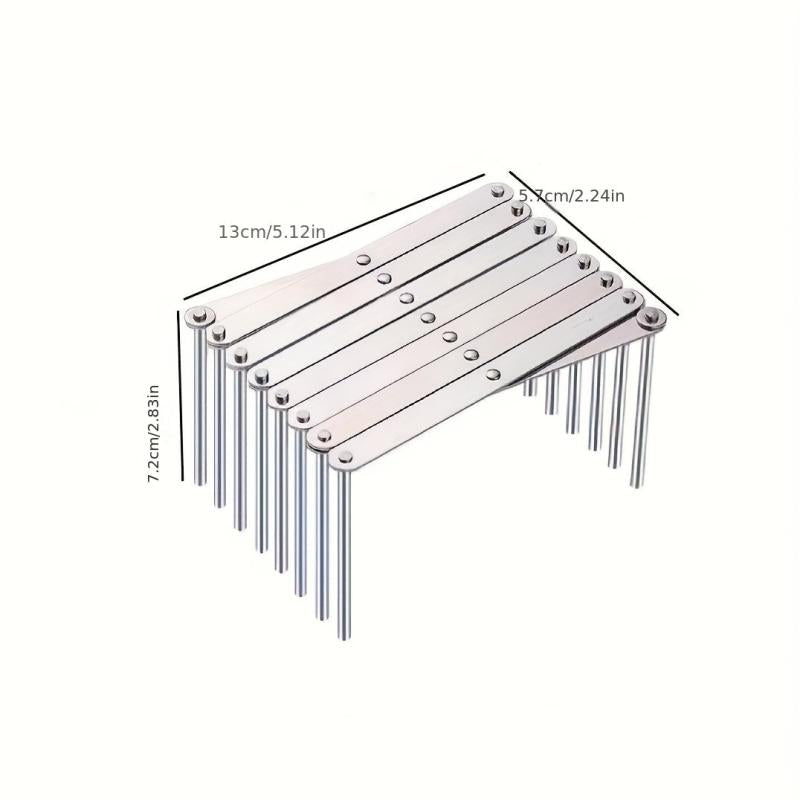 Stainless Steel Telescopic Drying Rack Holder Folding Kitchen Storage Dish Rack