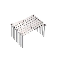 Stainless Steel Telescopic Drying Rack Holder Folding Kitchen Storage Dish Rack
