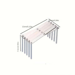 Stainless Steel Telescopic Drying Rack Holder Folding Kitchen Storage Dish Rack