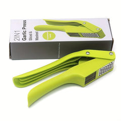 2in1 Garlic Press Multifunctional Garlic Mincer & Crusher