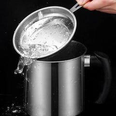 Stainless Steel Oval Bottles Filter Pot With Strainer Tank