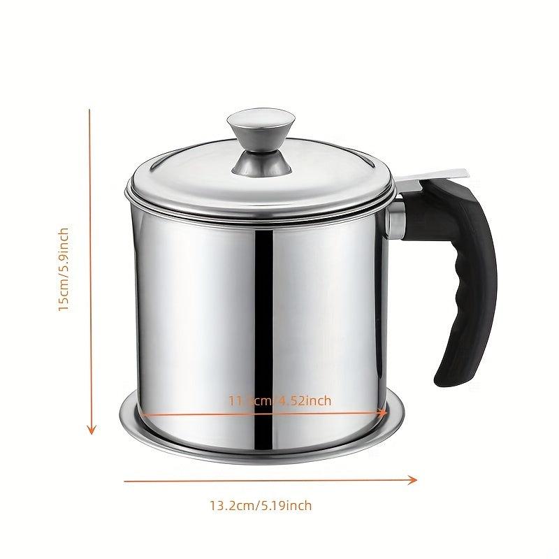 Stainless Steel Oval Bottles Filter Pot With Strainer Tank