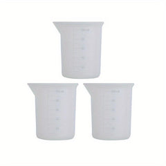5pcs 100ml Silicone Measuring Cups Squeeze & Pour Liquid Measure Cup DIY Tools