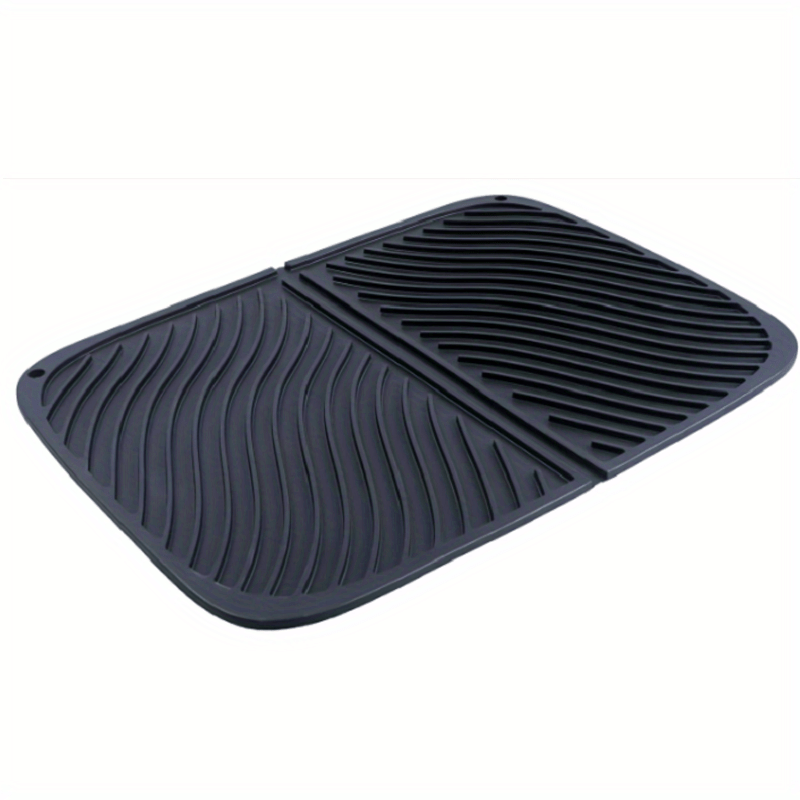 Large Silicone Dish Drying Pad Heat Resistant Foldable Dishwasher Safe