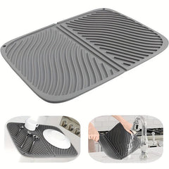 Large Silicone Dish Drying Pad Heat Resistant Foldable Dishwasher Safe