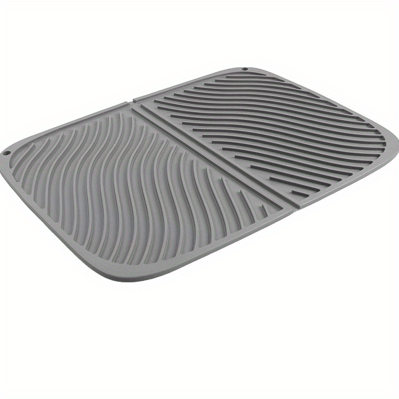 Large Silicone Dish Drying Pad Heat Resistant Foldable Dishwasher Safe