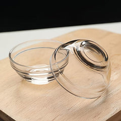 12 Clear Plastic Soy Sauce Dipping Bowls 3 Inches