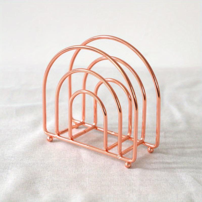 Metal Napkin Holder Vertical Dining Table Paper Clip