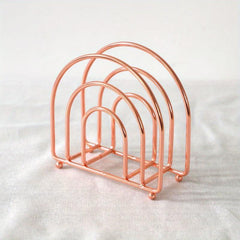 Metal Napkin Holder Vertical Dining Table Paper Clip
