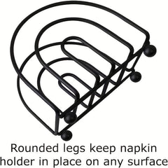 Metal Napkin Holder Vertical Dining Table Paper Clip