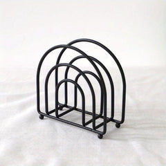 Metal Napkin Holder Vertical Dining Table Paper Clip