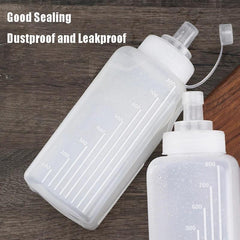 Condiment Squeeze Bottles Plastic with Squeeze Top for Sauces