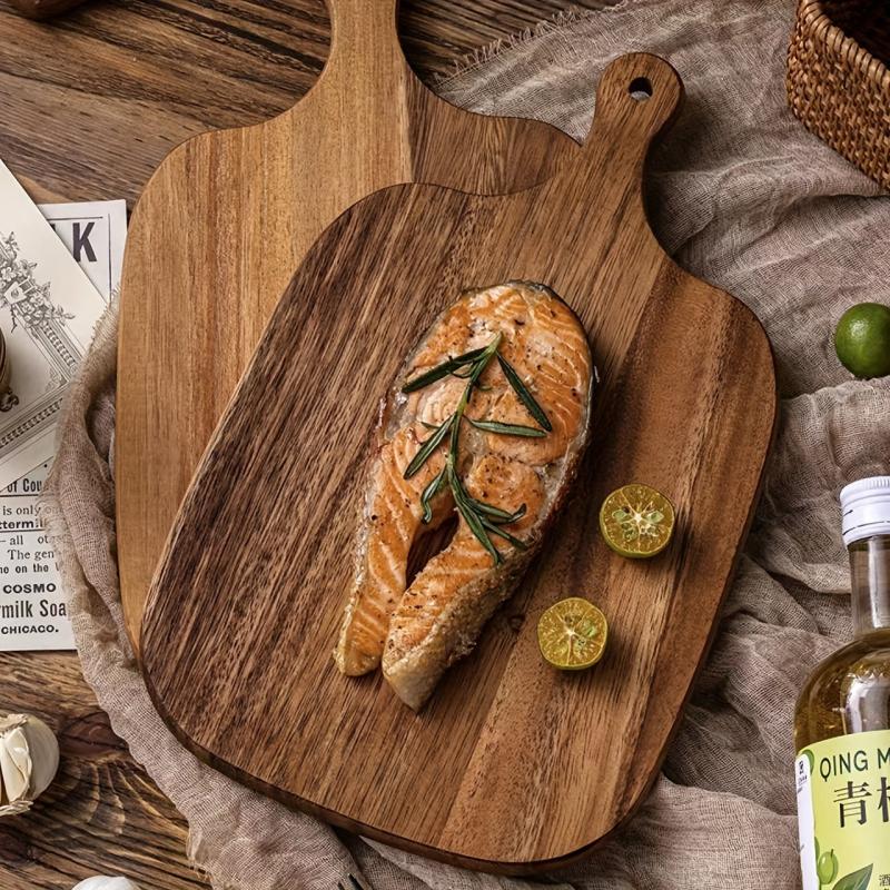 Wooden Chopping Board Butcher Block with Handle