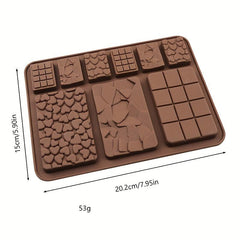 3D Silicone Chocolate Mold - DIY Cake Decorating Tool