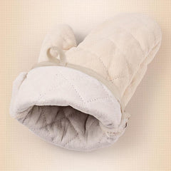 2pcs Printed Cotton Oven Mitts Heat Resistant Baking Insulation