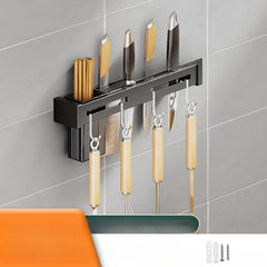 Stainless Steel Holder with Chopstick Storage Rack